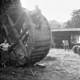 1963-1 :  Abbruch der alten Mühle